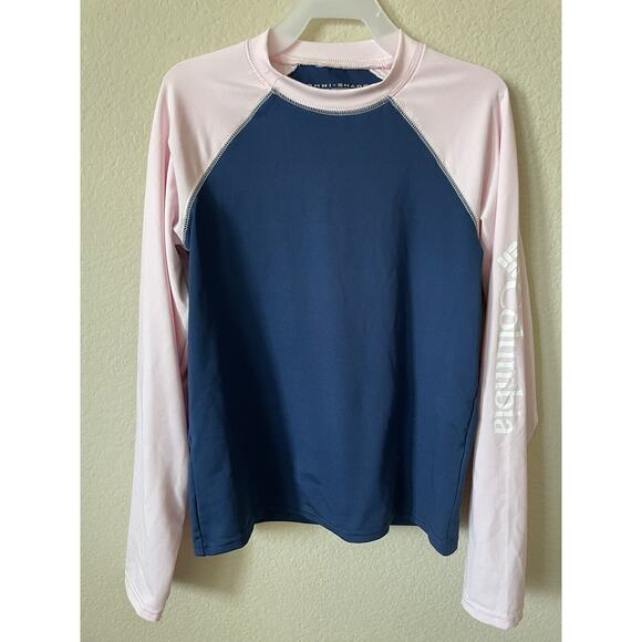 Columbia Other - Columbia Omni Shade Sun Protection UPF 50 Long Sleeve Rash Guard Youth Size S 8
